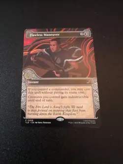 MTG Flawless Maneuver (Showcase) Normal NM Avatar: The Last Airbender: Magic 306 - Image 1