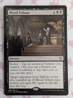 Blood Tribute C17 100 NM Magic The Gathering Commander 2017 - Image 1