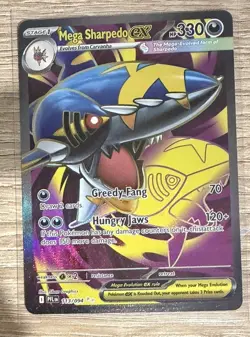 Pokemon TCG: Mega Sharpedo ex 113/094 - ME Phantasmal Flames - NM - Image 1