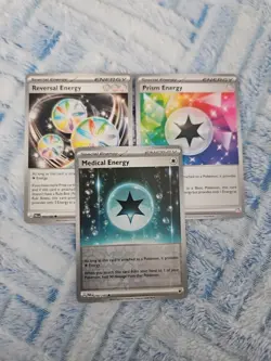Pokemon TCG Special Energy Lot of 3 Reversal 192/193 Medical 182, Prism 086 - Image 1
