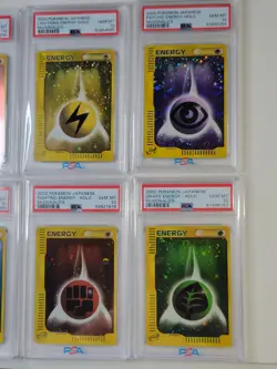 Pokemon 2002 JNP McDonald's Promos Holo Energy Complete Set. PSA 10! Swirls! - Image 3