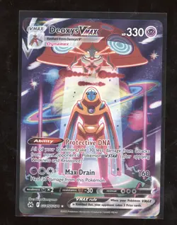 2023 Pokemon SWSH Crown Zenith Deoxys VMAX Holo Rare #GG45/GG70 - Image 1