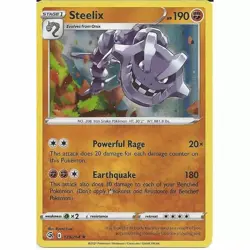 139/264 Steelix | Rare Holo Pokemon TCG Card Game Sword & Shield 8 Fusion Strike - Image 1