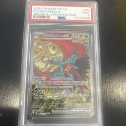 2025 POKEMON PRE EN-PRISMATIC EVOLUTIONS #162 ROARING MOON EX PSA 9 - Image 1