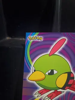 Natu #177 2001 Topps Pokemon Johto Series 1 Blue Label Logo NM - Image 3