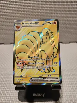 Pokemon TCG Ninetales EX 186/165 Sv: Scarlet & Violet 151 Full Art Holo - Image 1