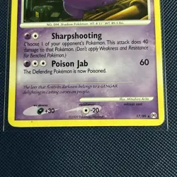Pokemon Gengar TCG 17/99 Platinum Arceus Regular Rare LP Condition - Image 4