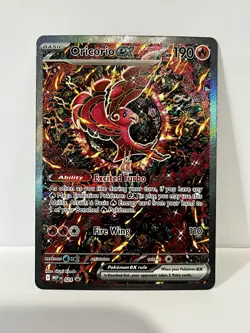 Mega Charizard X ex 023 & Oricorio ex 024 SIR Black star Promo Pokemon TCG Holo - Image 4