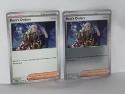 Boss's Orders 114/132 Mega Evolution Pokemon TCG 2x Playset May Have Rev Holo - Image 1