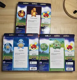 Pokemon GO Pin Collection Set of 3 Charmander Squirtle Bulbasaur Factory New! - Image 2