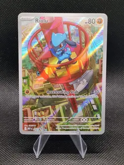 Pokemon Riolu 10 Promo Mega Evolution NM HOLO - Image 1