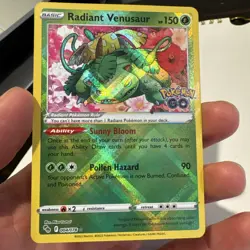 Radiant Venusaur 004/078 Pokemon GO Holo - Image 1