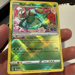 Radiant Venusaur 004/078 Pokemon GO Holo - Image 2