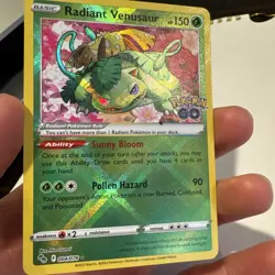 Radiant Venusaur 004/078 Pokemon GO Holo - Image 4