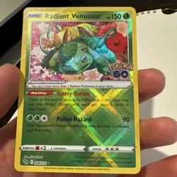 Radiant Venusaur 004/078 Pokemon GO Holo - Image 5