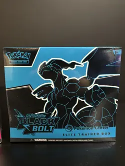 New & Sealed Pokemon Center Black Bolt & White Flare Elite Trainer Box ETB Set - Image 5