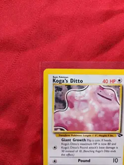 Koga’s Ditto Holo 10/132 - Gym Challenge | Vintage Pokemon WOTC - Image 3