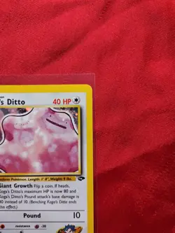 Koga’s Ditto Holo 10/132 - Gym Challenge | Vintage Pokemon WOTC - Image 4