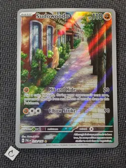 Sudowoodo 219/193 - Paldea Evolved Illustration Rare Pokemon TCG NM - Image 1