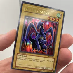 2003 Yugioh Magicians Force Luster Dragon MFC-058 Ultra Rare 1st Edition NM/VLP - Image 2