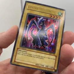 2003 Yugioh Magicians Force Luster Dragon MFC-058 Ultra Rare 1st Edition NM/VLP - Image 3