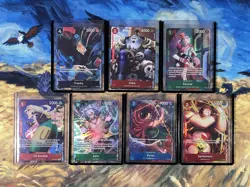 One Piece TCG Alternate Art Lot: 7 Cards From OP-08, OP-09, OP-10 & ST21 English - Image 1