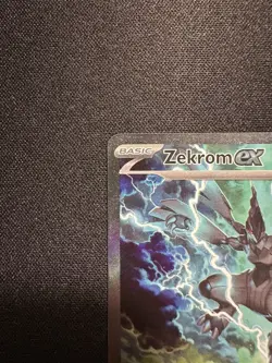 Pokemon Zekrom EX Black Bolt English TCG Card 166/086 (SIR) Near Mint - Image 3