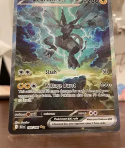 Pokemon TCG Zekrom ex 166/086 Secret Rare SIR Card Black Bolt Holo NM - Image 3