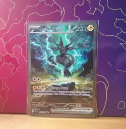 Pokemon TCG Zekrom EX 166/086 Scarlet Violet Black Bolt SIR English NM - Image 3