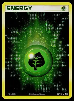 Pokemon Card - Grass Energy Emerald 101/106 Holo Rare - Image 1