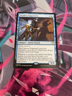 MTG - SHADOW PUPPETEERS - RARE - WOC - NM ~ - Image 1