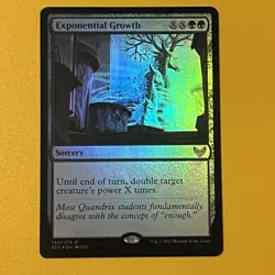 Exponential Growth | Foil | R | 130 | Strixhaven: School of Mages | MTG - Image 1