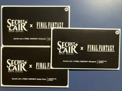 MTG Secret Lair x Final Fantasy English Bundle Rainbow Foil Set no promo - Image 1