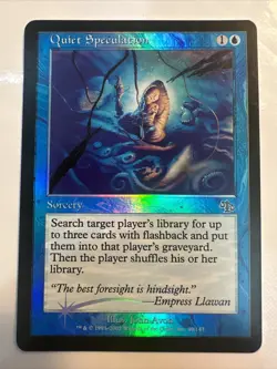 Quiet Speculation FOIL - MTG Magic the Gathering - Judgment - Image 1