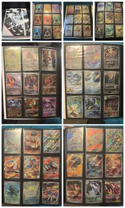 Pokemon Card Binder Collection - 260+ Cards! SIR, IR, Full Art, Poke/Masterball - Image 1