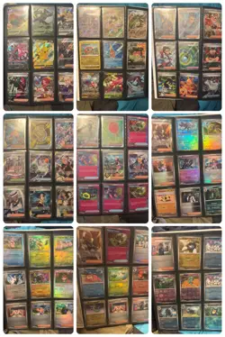 Pokemon Card Binder Collection - 260+ Cards! SIR, IR, Full Art, Poke/Masterball - Image 2