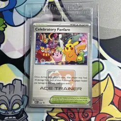 Pokemon TCG Celebratory Fanfare - Ace Trainer Reward Card - Image 1