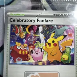 Pokemon TCG Celebratory Fanfare - Ace Trainer Reward Card - Image 3