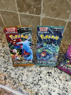 4x Pokemon Cards Booster Pack Bundle (Japanese Cards) - Image 2