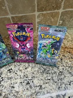 4x Pokemon Cards Booster Pack Bundle (Japanese Cards) - Image 3
