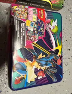 Pokemon 2025 Fall Mega Collector Chest Tin Box - 6 Packs & 3 Foil Cards - Image 1