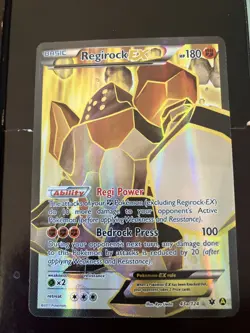 Pokemon TCG Regirock EX 43a/124 Alt Art XY Premium Trainer Collection Promo TCG - Image 1