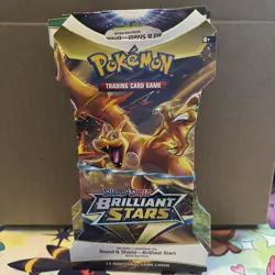 Pokemon TCG: Sword & Shield-Brilliant Stars Sleeved Booster Pack Lot Of 5 820650809972 - Image 1