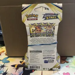 Pokemon TCG: Sword & Shield-Brilliant Stars Sleeved Booster Pack Lot Of 5 820650809972 - Image 2