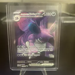 Team Rockets Nidoking EX 216/182 Destined Rivals Ultra Rare Full Art Pokemon NM - Image 1