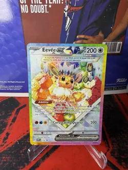 Pokemon Eevee EX 174 Prismatic Evolutions SPC Promo Card NM - Image 1