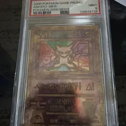Ancient Mew Pokemon TCG 2000 Movie Promo Card PSA 9 Mint Condition - Image 1