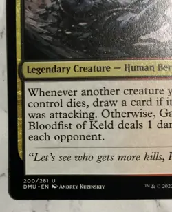 Garna Bloodfist of Keld #200 Legendary Creature MTG Magic Card - Image 3