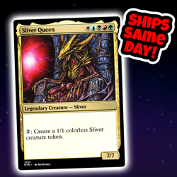 Sliver Queen - Custom Art Magic: The Gathering Playtest Card - Commander EDH - Image 1