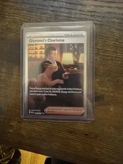 Giovanni’s Charisma 207/165 - SAR - SV 151 - Pokemon TCG - Full Art Trainer Card - Image 1